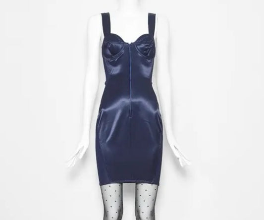 Vestido Azul Jean Paul Gaultier
