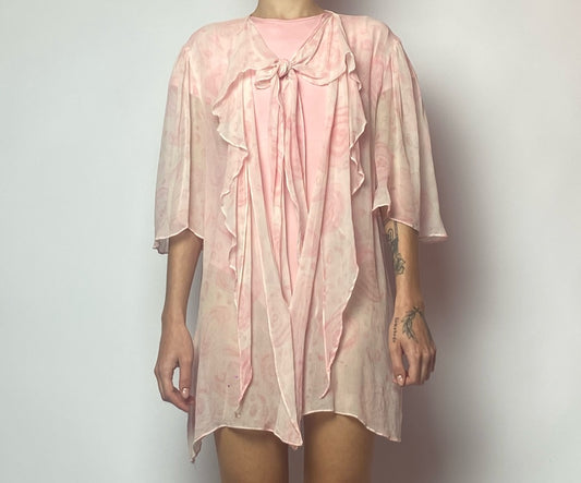 Blusa Tule Victoria's Secret