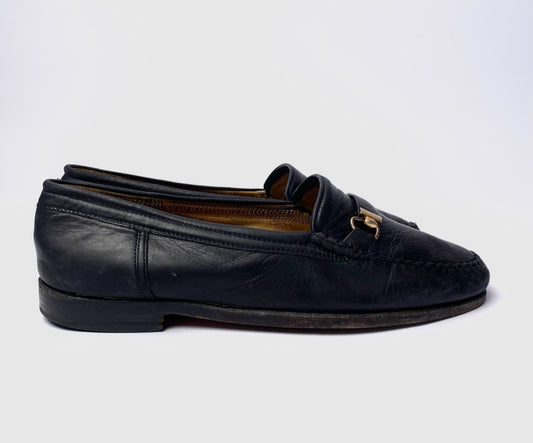 Mocassim Bally Preto Couro 42