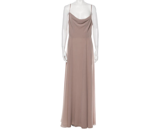 Vestido Amsale Bege