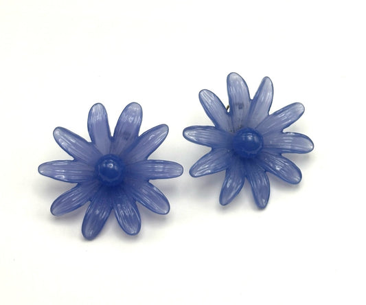 Brinco de Flor Azul