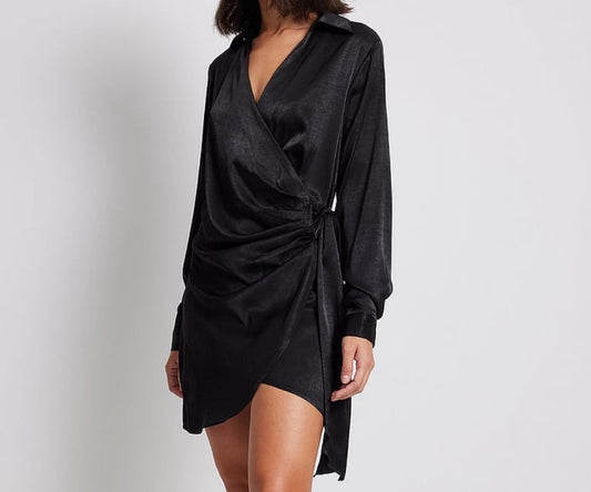 Vestido Preto Envelope NA-KD