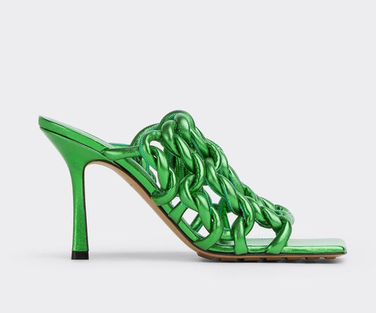 Salto Bottega Veneta Verde 36
