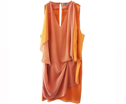 Vestido Laranja Acne Studios
