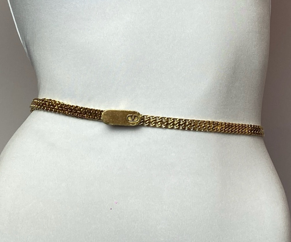 Cinto Valentino Dourado