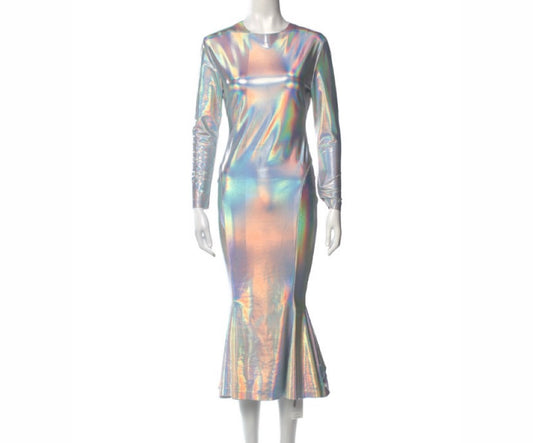 Vestido Olografico Norma Kamali
