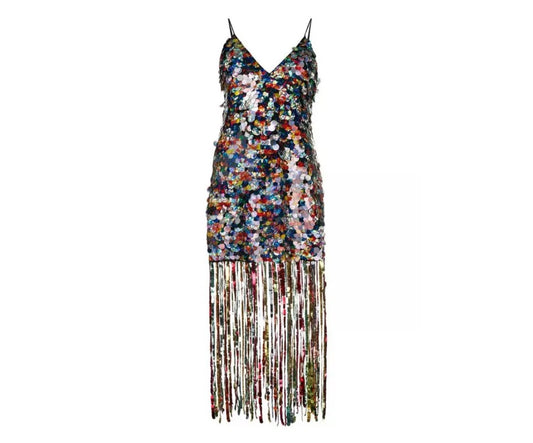 Vestido Paetês Marco de Vicenzo