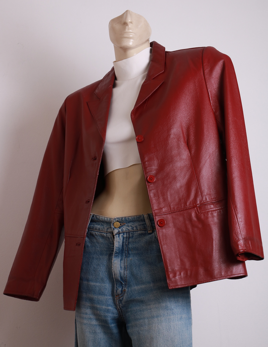 Blazer Clio Couro Vermelho
