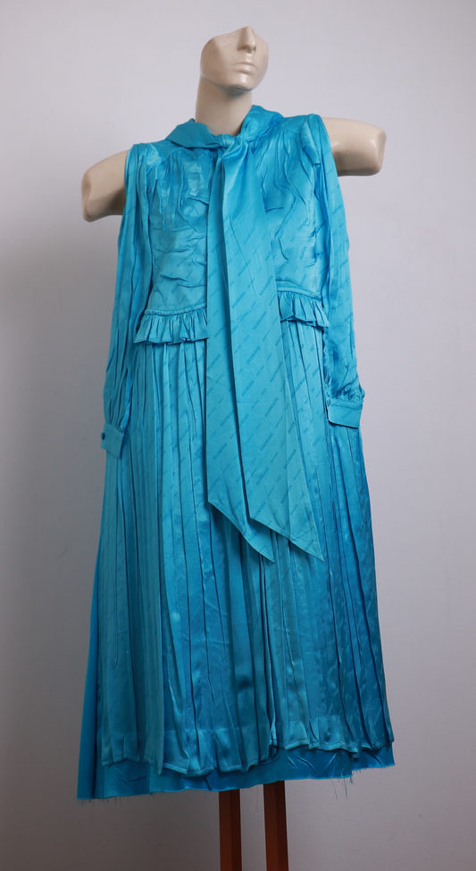 Vestido Turquesa Balenciaga