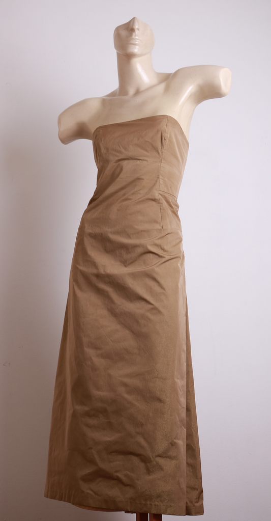 Vestido Pianoforte Marrom