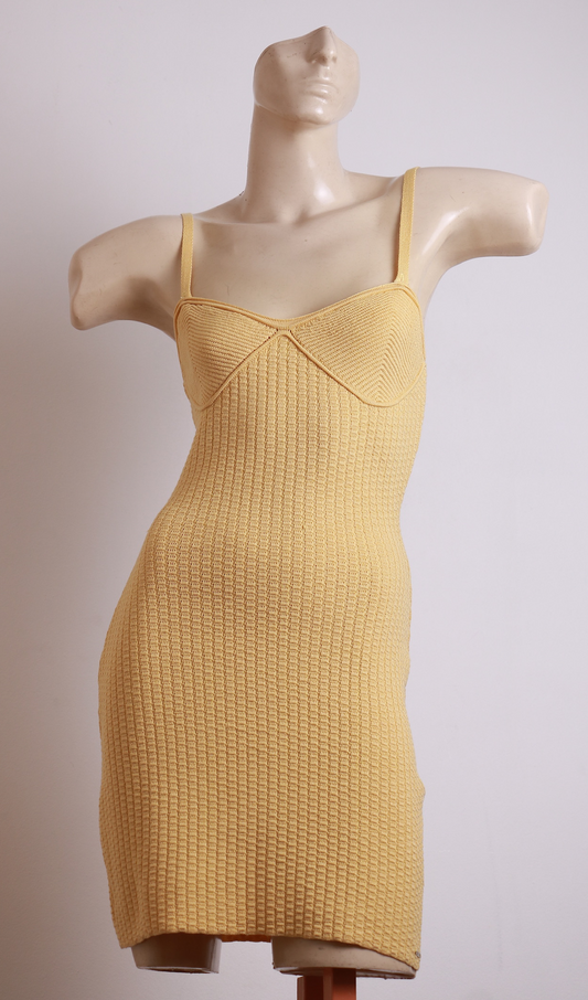 Vestido Tricoteen com Mangas Removíveis