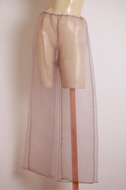 Calça com Transparência Rosa