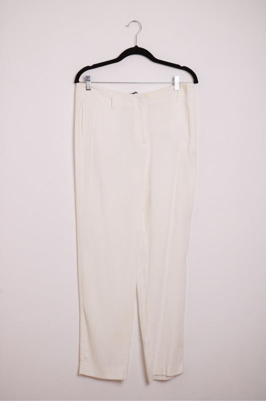 Calça Branca Mango Suit