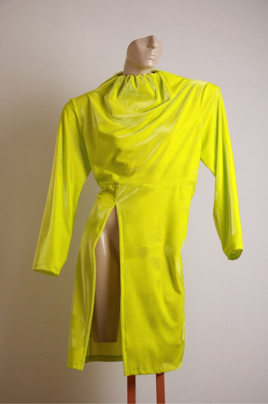Vestido Verde de Veludo