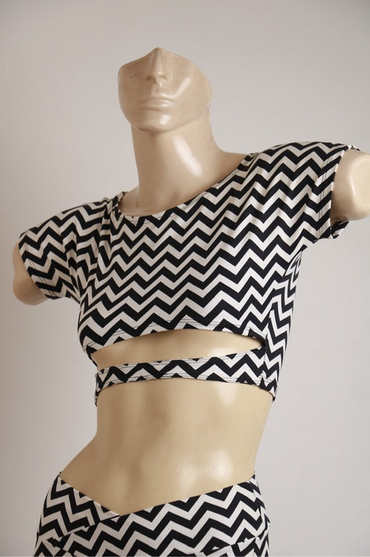 Blusa com Estampa Geométrica