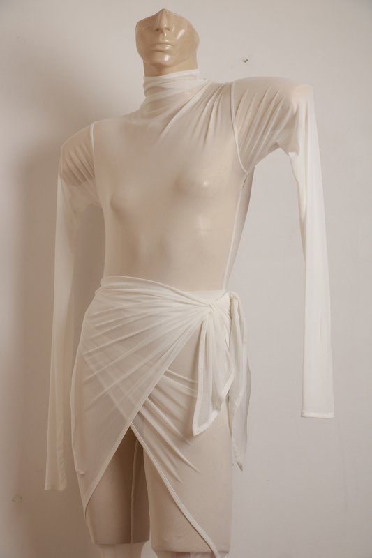 Conjunto de Tule Branco