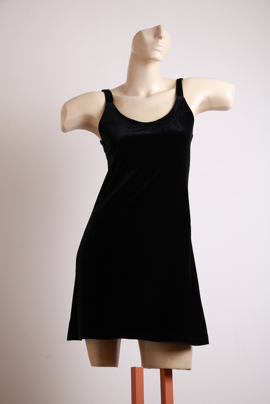 Vestido de Veludo Preto
