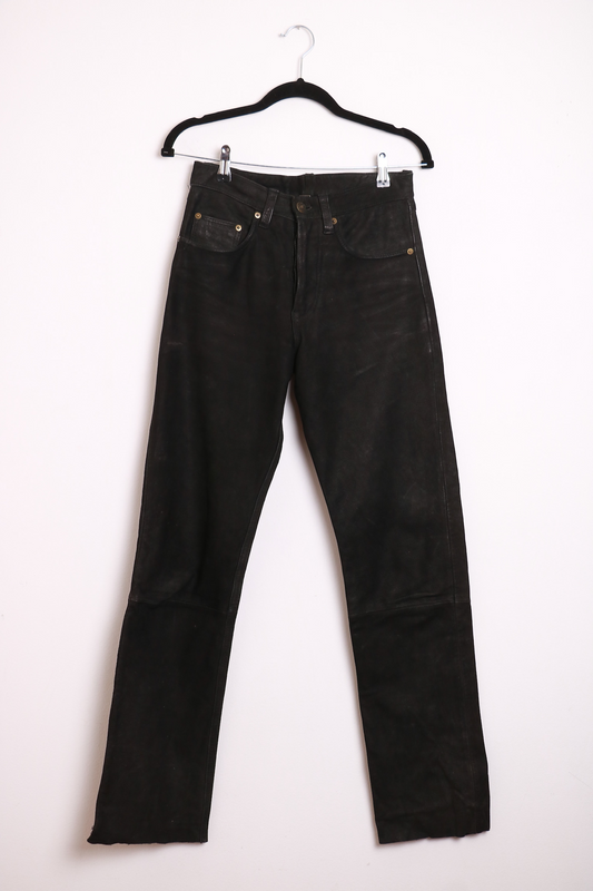 Calça de Couro Echtes Leder