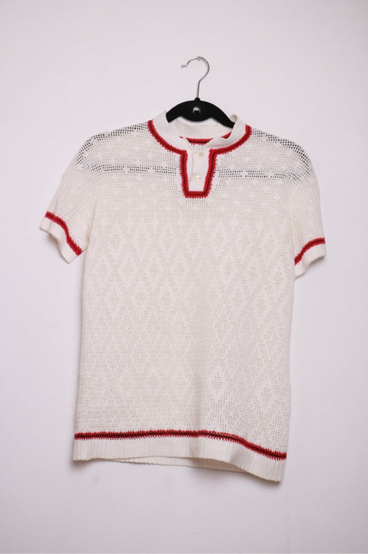 Camiseta de Tricô cor Off White
