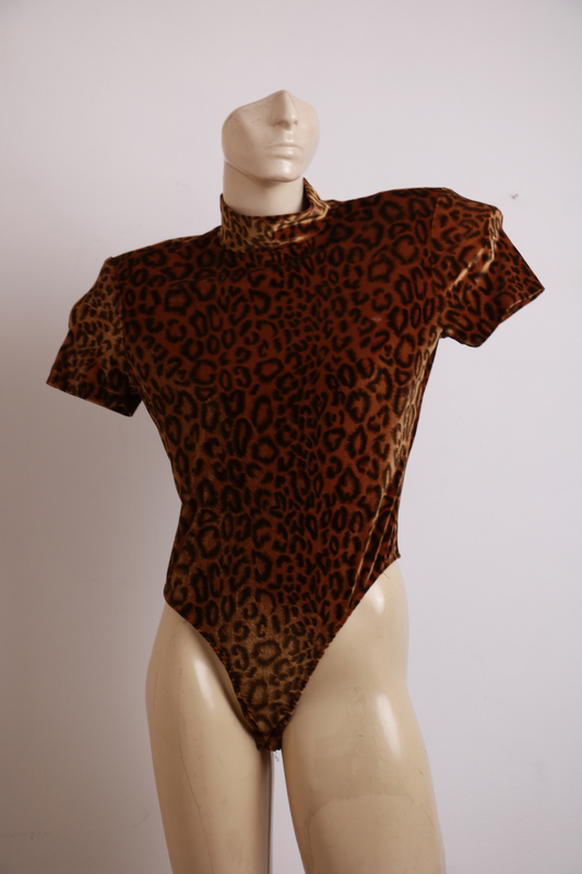 Body Animal Print Marrom