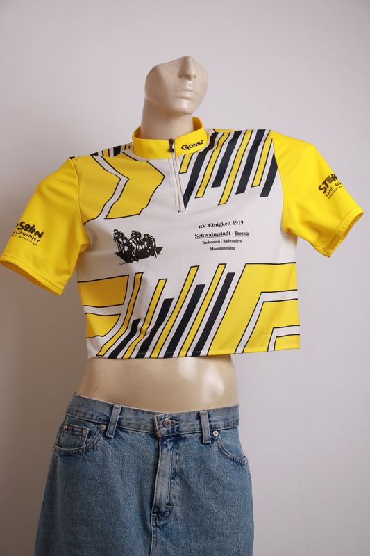 Camiseta Cropped Amarela