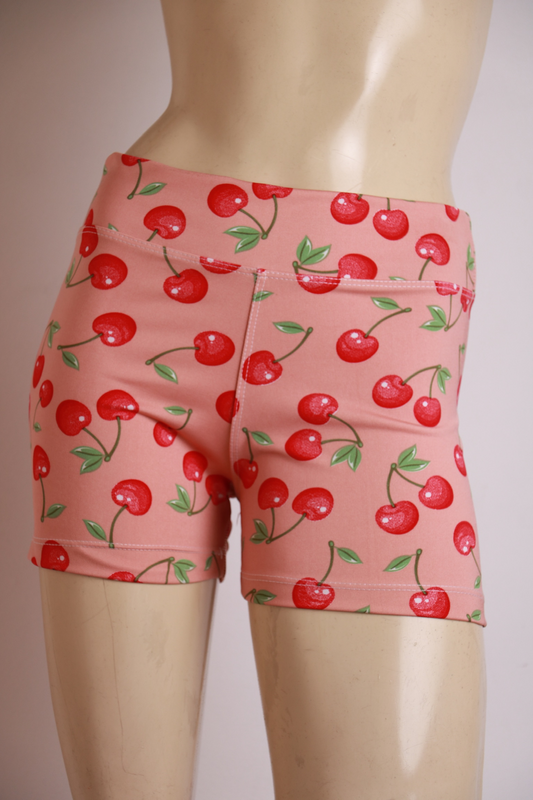 Shorts com Estampa Cereja