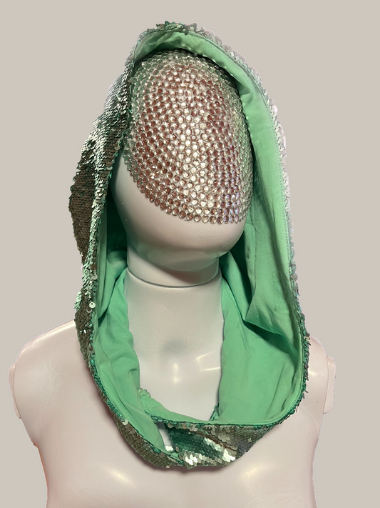 Capuz Verde de Paetês