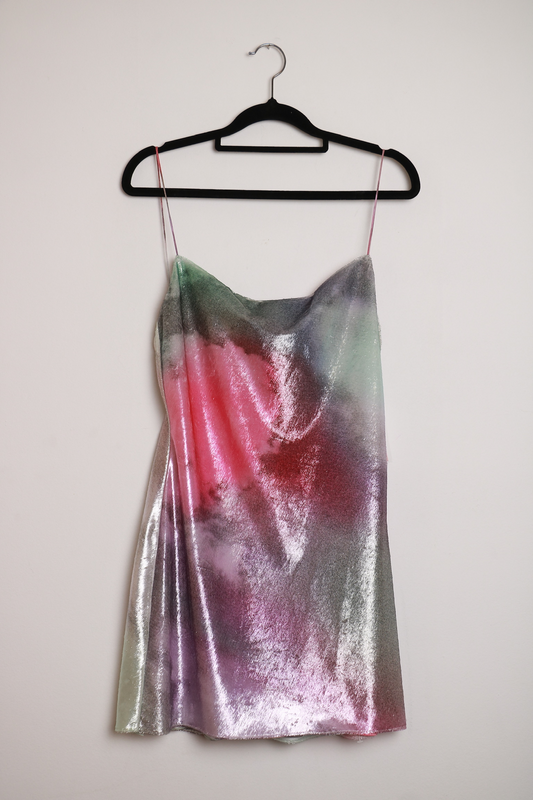 Vestido de Alças com Brilho