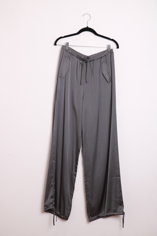 Calça Parachute Prata