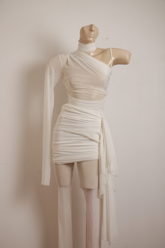 Conjunto de Tule Branco