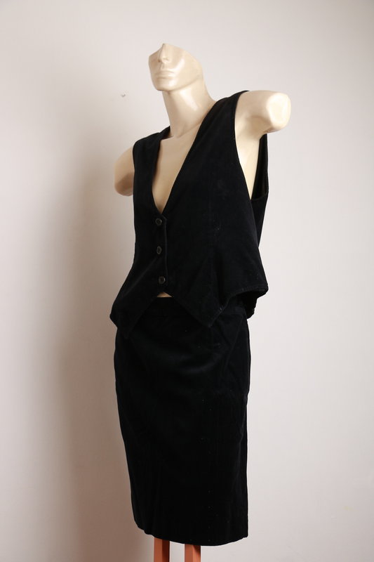 Conjunto Colete Preto