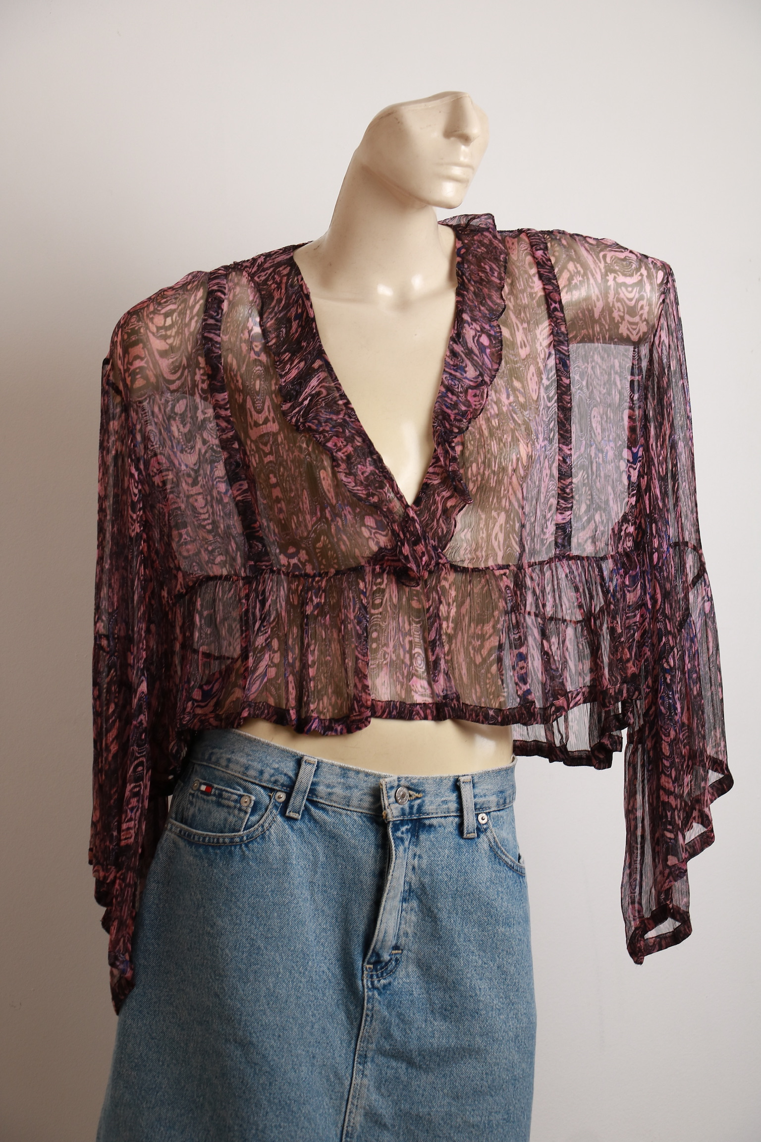 Blusa com Transparência