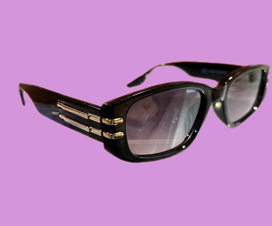 Óculos Preto / Dourado