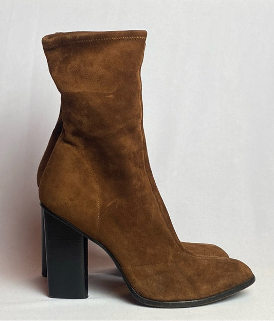 Bota Alexander Wang Veludo Marrom 39