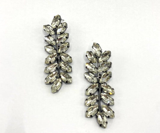 Brinco Flor Strass