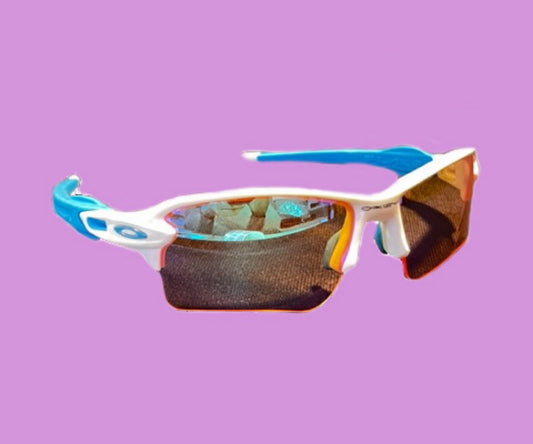 Óculos Oakley Branco Azul