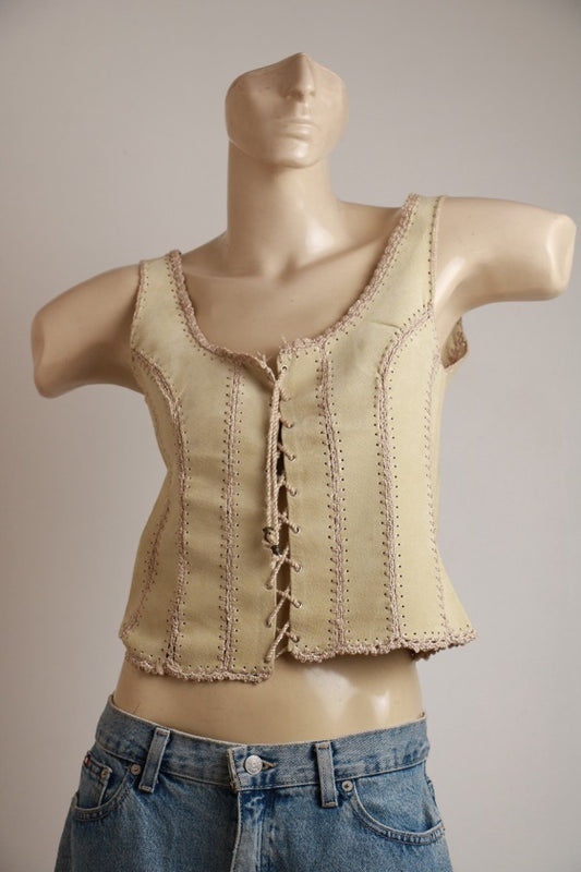 Blusa Afghan Bege
