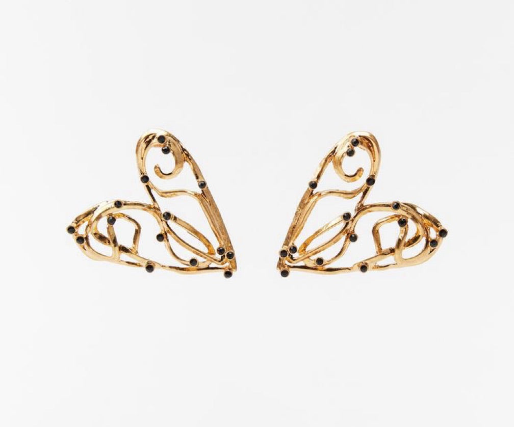 Brinco Dourado “Coração “