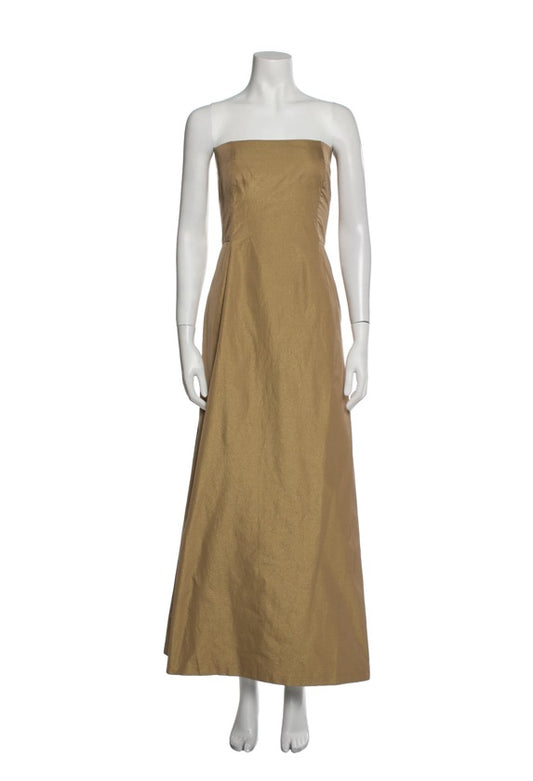 Vestido Max Mara Dourado