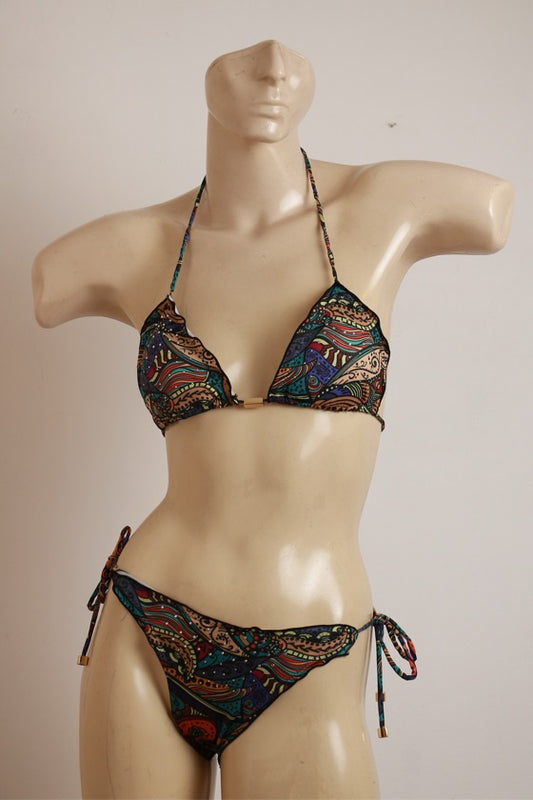 Biquíni Ellia Estampado com Strass