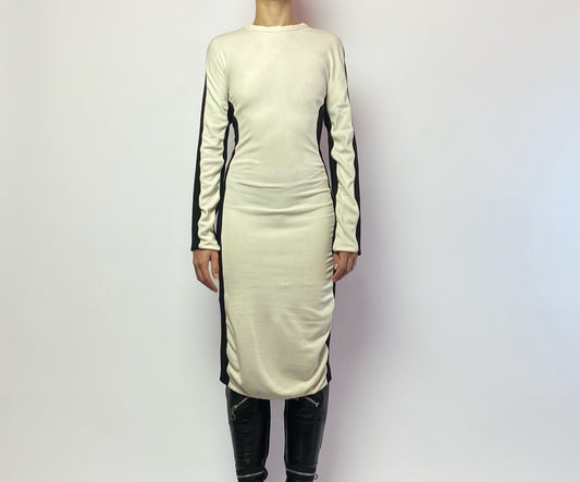 Vestido Preto e Branco Phillip Lim