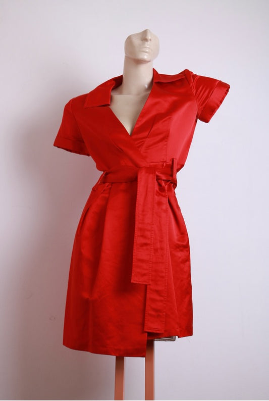 Vestido Vermelho Diane Von Furstenberg