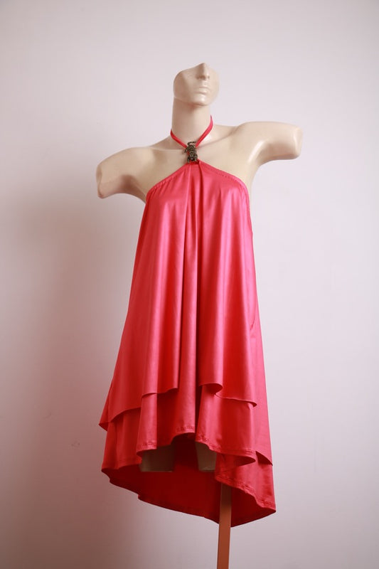 Vestido Rosa Fivela