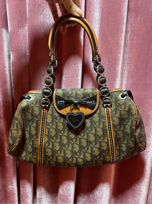 Bolsa Dior Marrom / Laranja