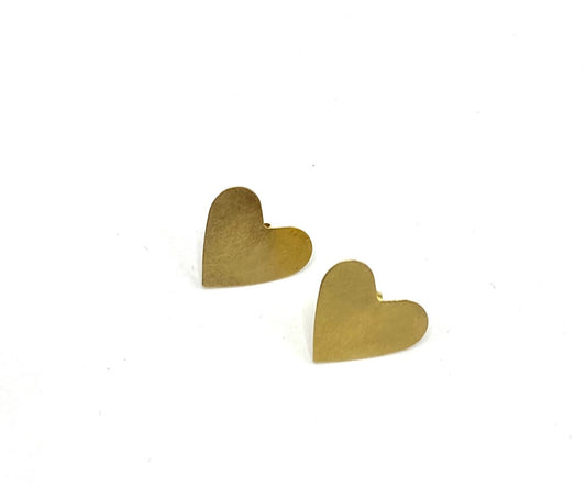 Brinco Dourado Coração