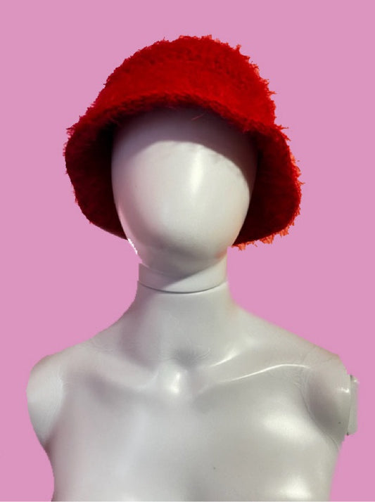 Bucket Hat Tricoteen Vermelho