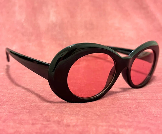 Óculos Preto / Rosa