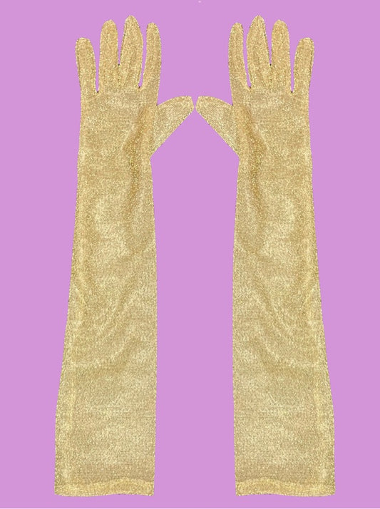 Luva Dourada Lurex