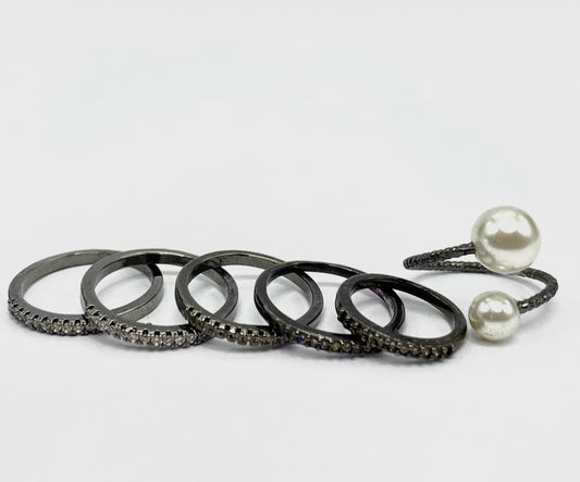 Conjunto de 6 Anéis