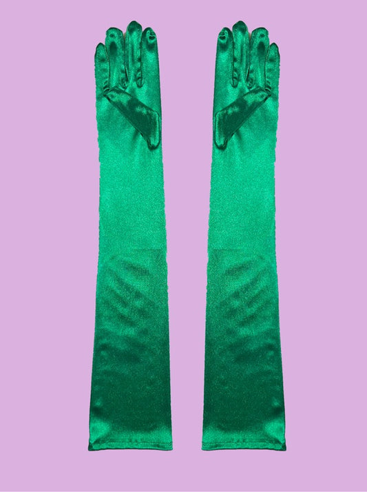 Luva Cetim Verde